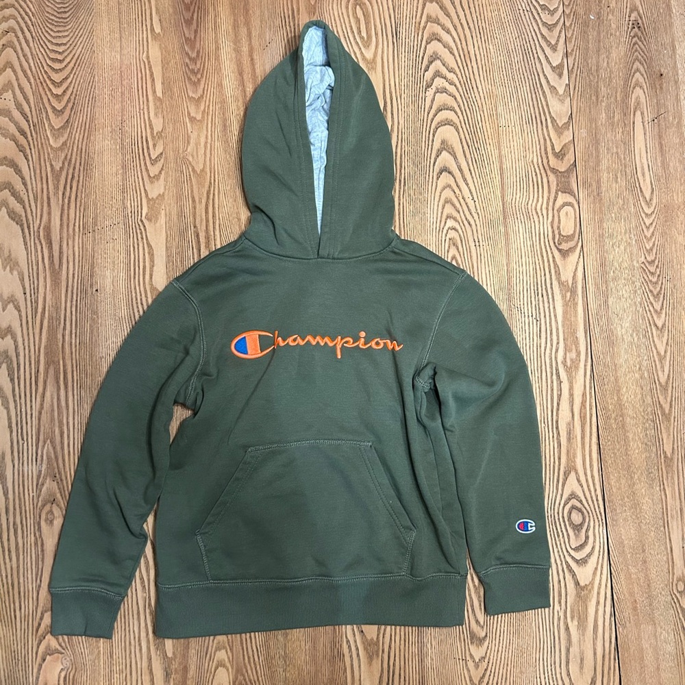 Champion Hoodie. Boys size small.